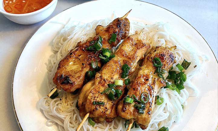 viande de boeuf coupée en cubes pour un lok lak